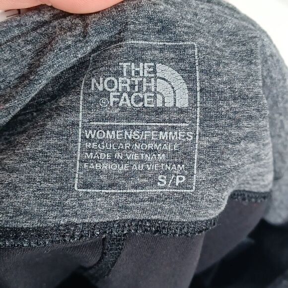 The North Face Womens Black and Heather Gray athletic Panel tights Leggings S - Picture 8 of 9